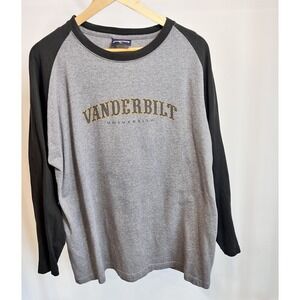 Vintage Jansport‎ Vanderbilt Commodores Men's Shirt XL Baseball Style Top Nash